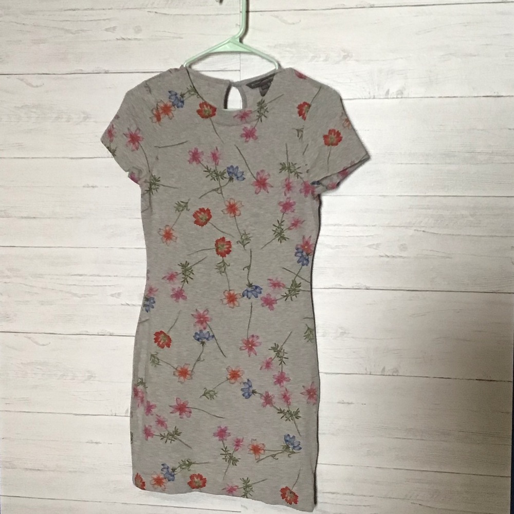 French connection gray cotton dress - Picture 2 of 5